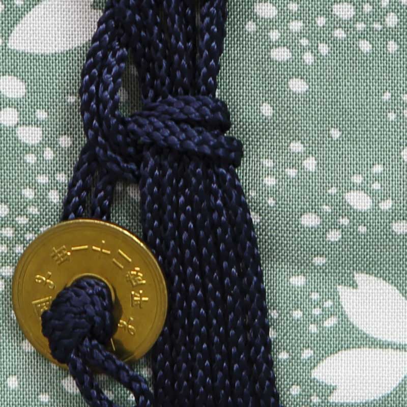 道中財布【江戸一｜浅葱さくら】祭用品専門店浅草絆纒屋ネットショップ