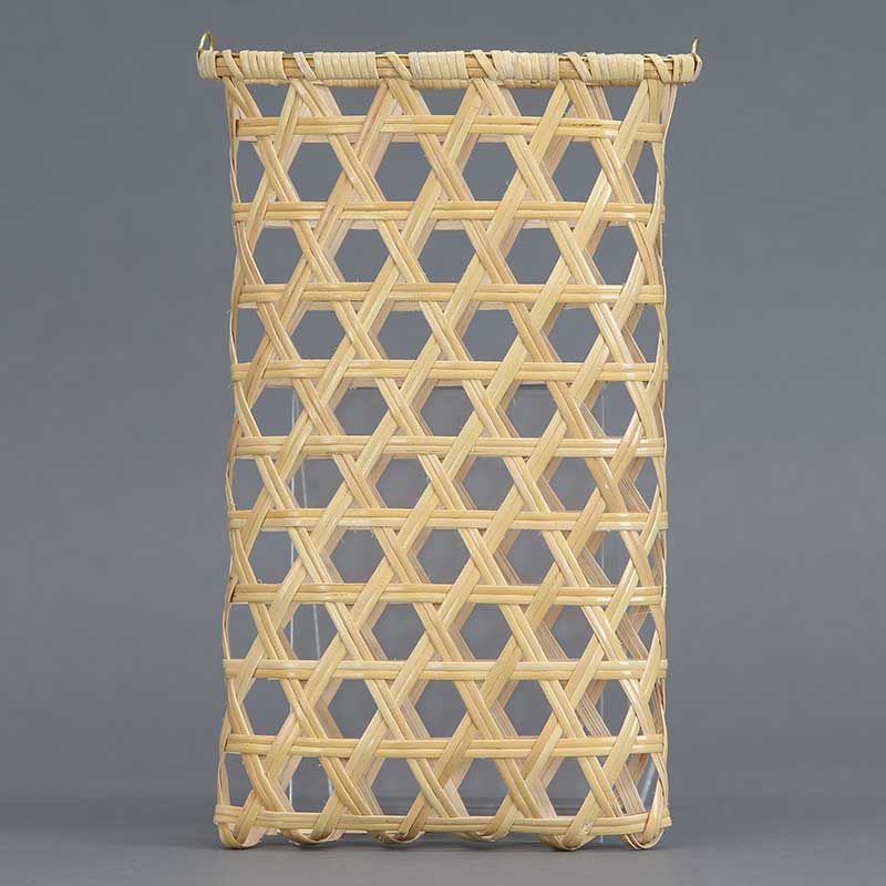 目籠千社札【縦型｜白竹】祭用品専門店浅草絆纒屋ネットショップ