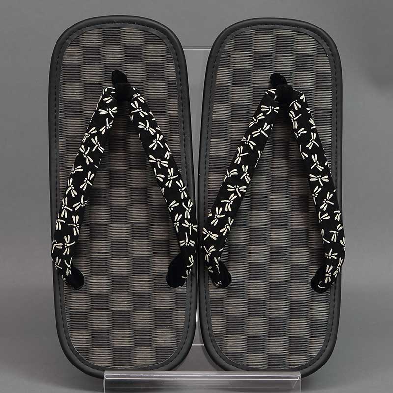 陰陽牡丹柄雪駄/F 陰陽牡丹柄雪駄/F