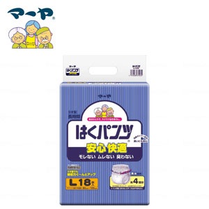 東陽特紙　マーヤはくパンツ安心快適　Ｌサイズ　１８枚