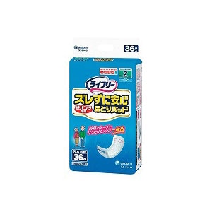 【母の日メッセージカード】ユニ・チャーム　ライフリーズレずに安心紙パンツ専用尿とりパッド　昼用　３６枚