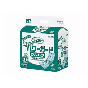 ユニ・チャーム　ライフリーパワーガードウルトラ　１ケース（２１枚４袋）