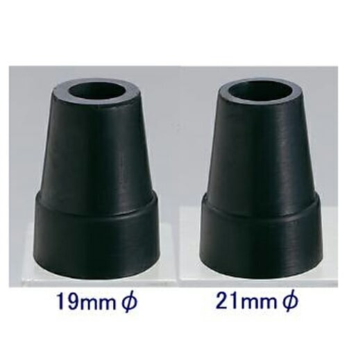 赤井製アルミ松葉杖先ゴム【介護用品 福祉用具 歩行関連 転倒予防 杖 おしゃれ  杖用付属品 便利グッズ 杖用グッズ オプション 杖先ゴム 交換用杖先ゴム 】