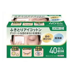 川本産業　ふきとりアイコットン　40包　033-623220-00
