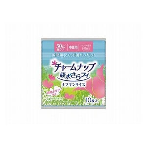 ユニ・チャーム チャームナップ吸水さらフィ ナプキンサイズ中量用