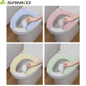 サンコー　ズレな～いベンザシート　無地２組入　ピンク　ＫＡ－２１【介護用品 トイレ用品 便座シート 排泄関連 介護 福祉】