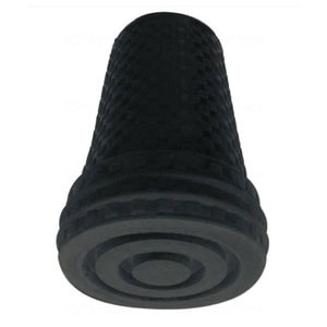 ウェルファン　杖用ゴムチップ（格子柄）【介護用品 福祉用具 歩行関連 転倒予防 杖 おしゃれ  杖用付属品 便利グッズ 杖用グッズ オプション 杖先ゴム 交換用杖先ゴム 】