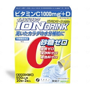 ファイン　イオンドリンクＣ・Ｄプラス　箱３．２ｇ×２２包【介護 福祉 食事 食品 経口補水 脱水症 熱中症 水分補給 スポーツ 風邪 インフルエンザ】