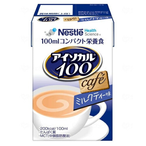 ネスレ日本　アイソカル100　ミルクティー味【介護 福祉 食事 食品 介護食 栄養補助 高カロリー 嚥下食】