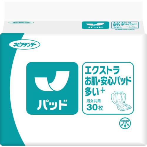 王子ネピア エクストラ お肌・安心パッド ケース 多い＋（プラス） 48530 介護用品 介護 尿とりパッド おむつ 紙おむつ 尿モレ 福祉用具 高齢者