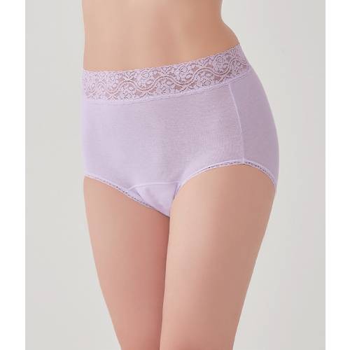 セルヴァン ウエストレース深ばき安心ショーツ パープル 047901803 介護用品 介護 肌着 パンツ ショーツ レース 尿もれ  日本製 国産 福祉用品 高齢者