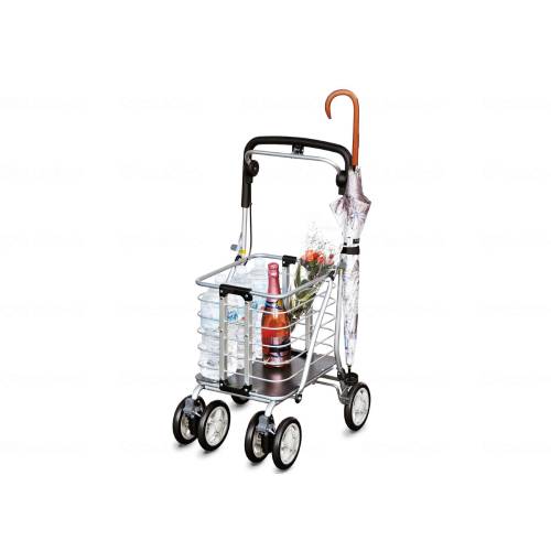 須恵廣工業 アルミワゴンM-2 No136 介護用品 介護 シルバーカー