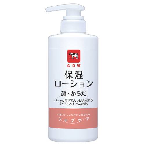 牛乳石鹸共進社 カウブランド ツナグケア 保湿ローション 顔・からだ用 ケース 500ml F0160011 介護 介護用品 保湿 ローション 福祉用品 高齢者