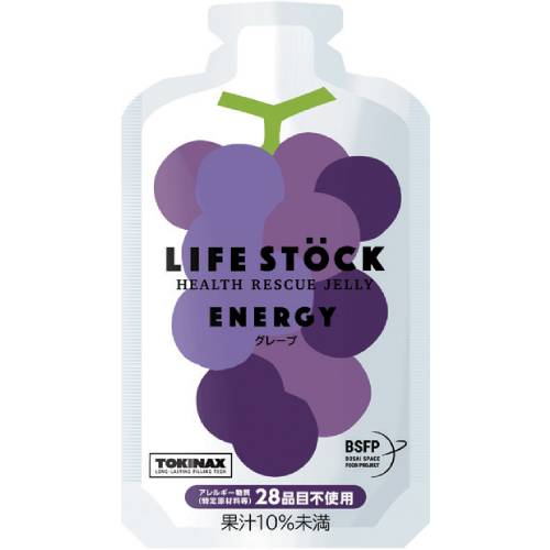 ワンテーブル LIFE STOCK エナジータイプ 100ｇ ケース T886 ゼリー飲料 ゼリー エネルギー補給 熱中症対策 介護 福祉用品 長期保存 防災対策