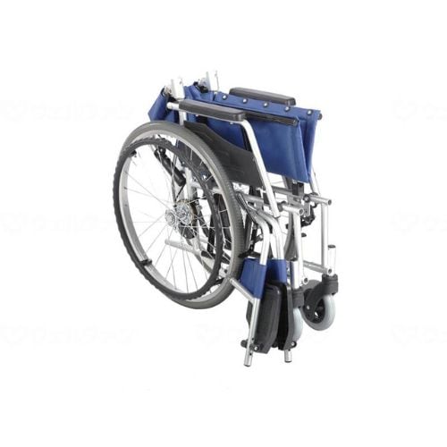 ジーピー G style車いす自走型 ブルー座幅42cm 574021 健康 介護