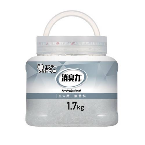 エステー 消臭力 業務用 クラッシュゲルタイプ 1.7kg ケース 室内用無香料 35601-123 消臭 ゲルタイプ 消臭剤 施設 介護 介護用品 福祉用品 高齢者