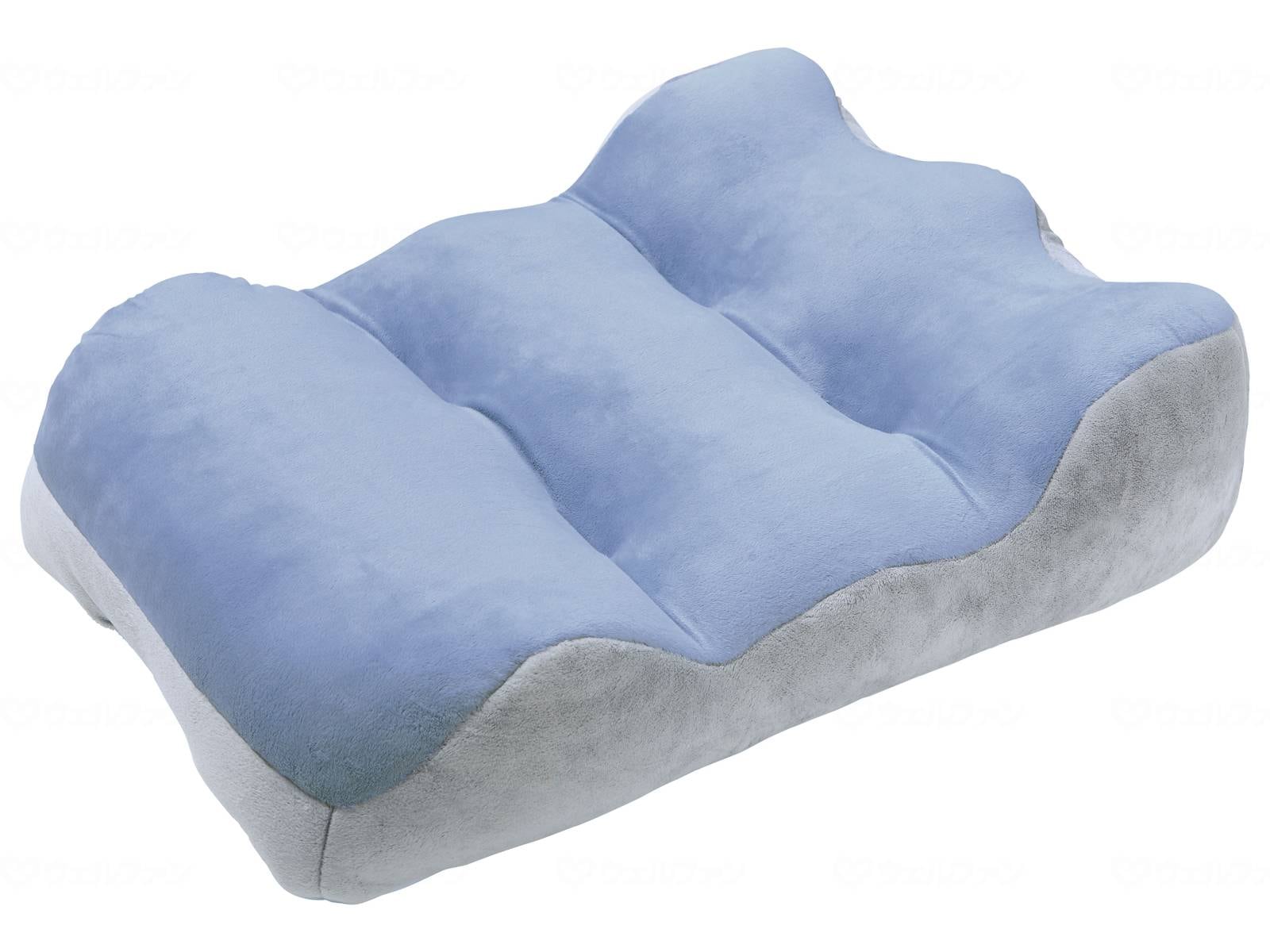 コジット のびのび腰痛対策脚クッション ピンク90771／スモーキーブルー90672 介護 車いす用 クッション 体圧分散 座布団 福祉