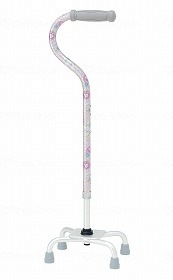テイコブアルミ製4点杖（ステッキ）【介護用品 福祉用具 歩行関連 四