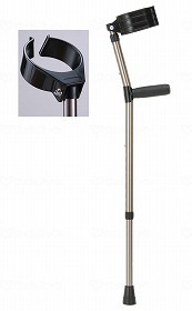 クリスタル産業 ロフストランドクラッチ（Bアームカフ）【介護用品