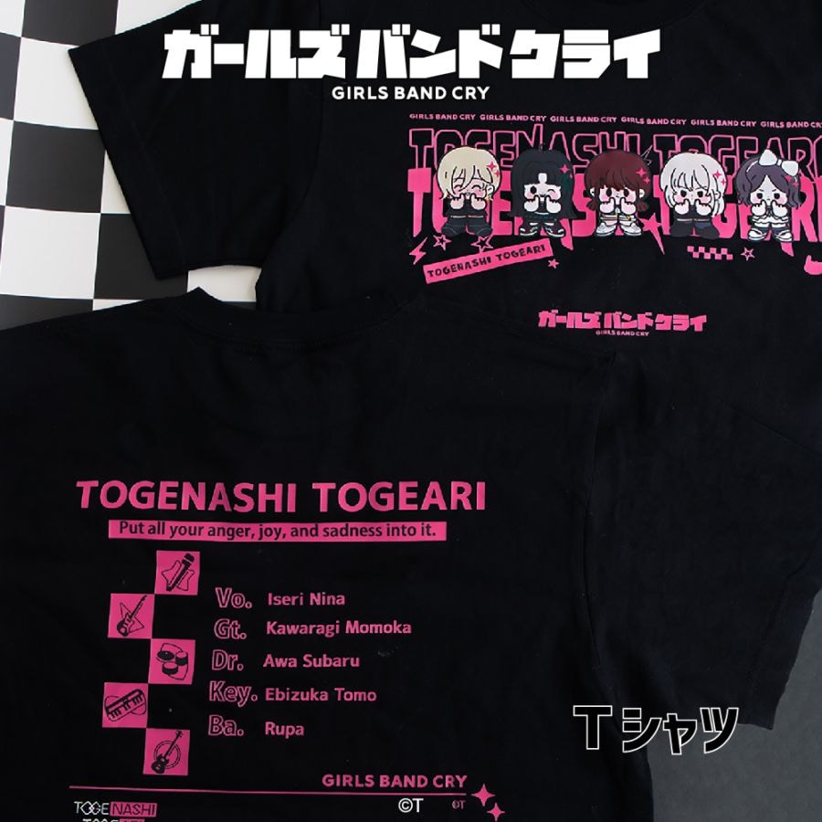 ガールズバンドクライ 公認 Tシャツ