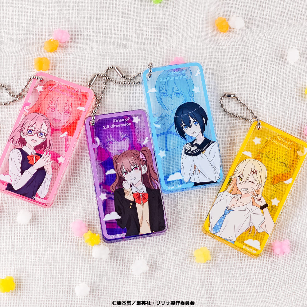 2.5次元の誘惑 公認 アクリルドミノキーホルダー