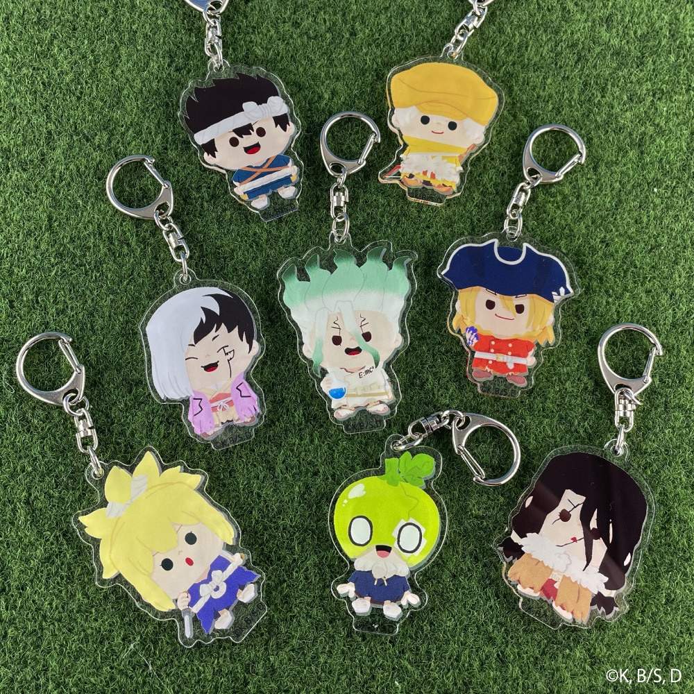 Dr.STONE 海外限定グッズ　Monogram キーホルダー Dr.STONE 公認 アクリルキーホルダー | Dr.STONE | Japan Anime Otaku