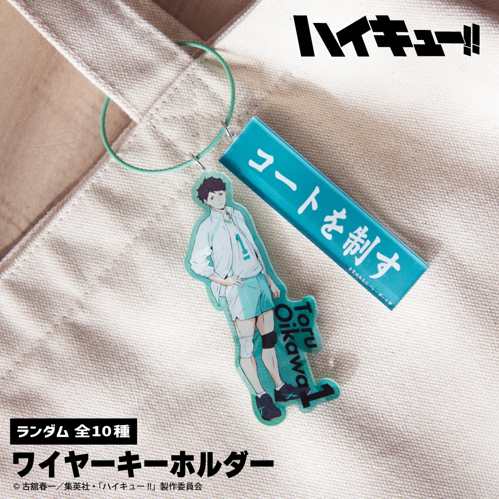 ハイキュー!! 公認 ランダムワイヤーキーホルダー