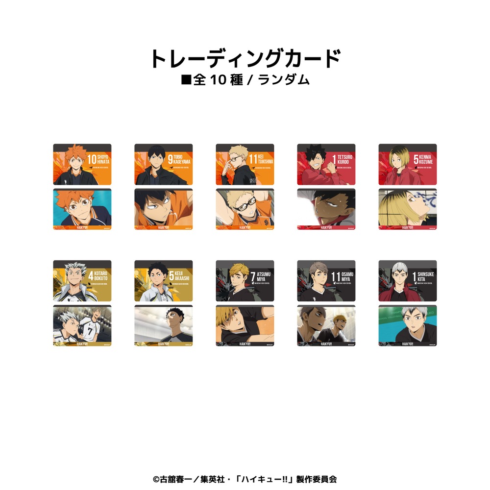 ハイキュー!! トレーディングカード 30枚セット トレーディングチケット風カード ハイキュー！！ 10パック入りセット