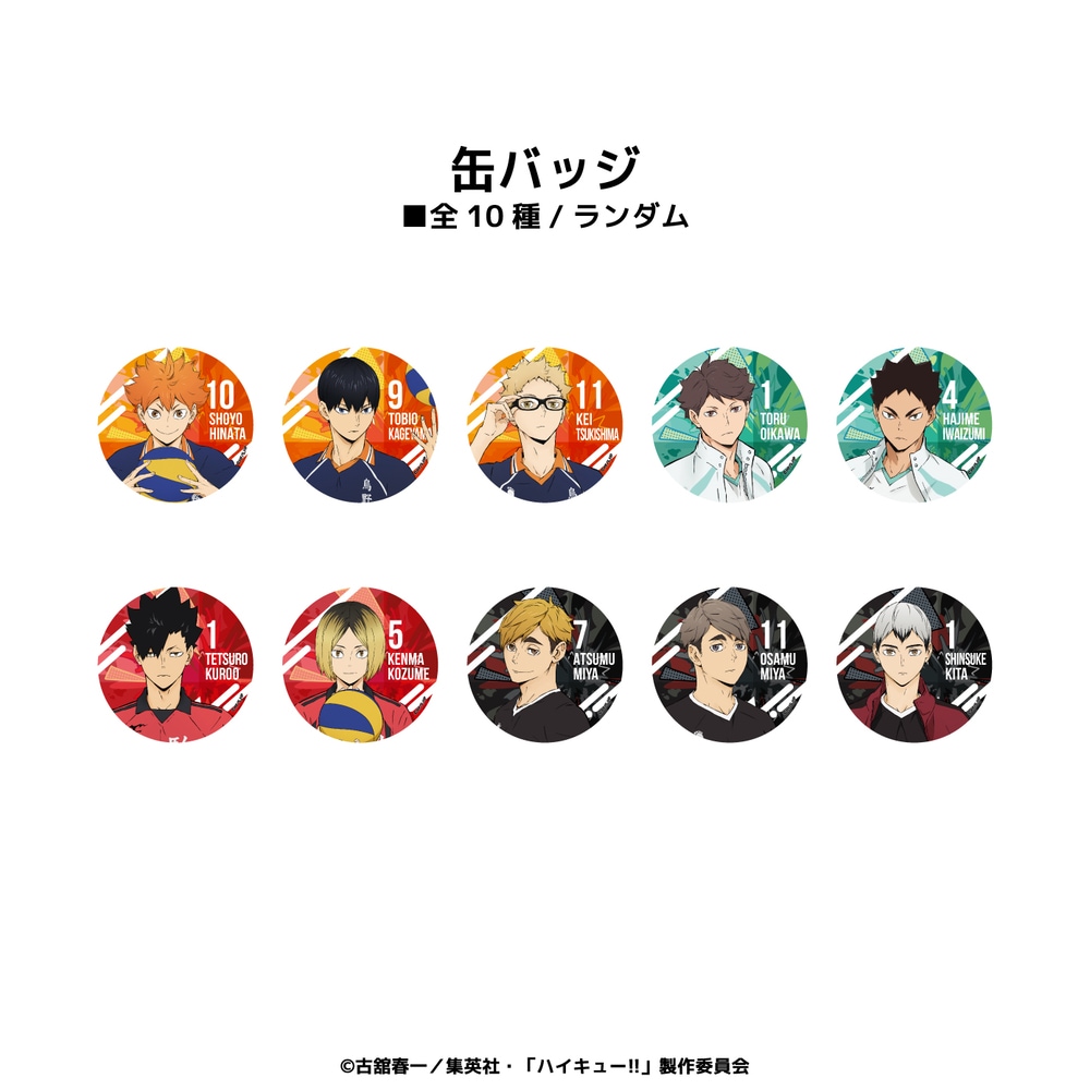 ハイキュー!! 公認 ランダム缶バッジ