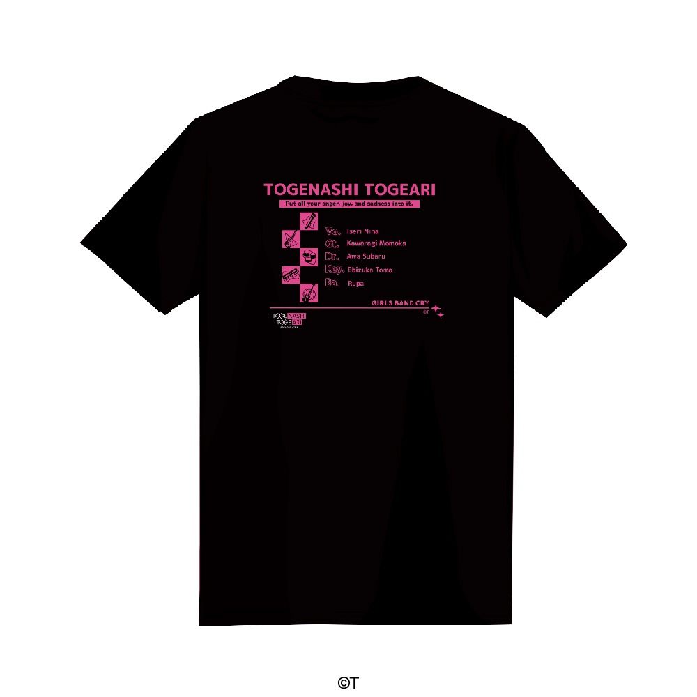 ガールズバンドクライ 公認 Tシャツ