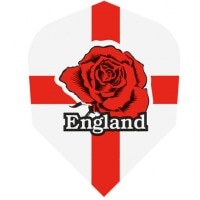 【Harrows】 クアドロ イングランド2022 シェイプ|フライト（折りたたみタイプ）|ダーツフライト