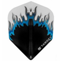 【Target】ターゲット　折りたたみフライトシェイプ フレイムWH/BLUE/BK300740|フライト（折りたたみタイプ）|ダーツフライト