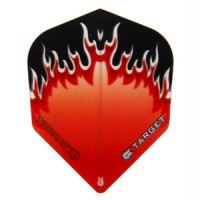 【Target】ターゲット　折りたたみフライトシェイプ フレイムBK/RED300760|フライト（折りたたみタイプ）|ダーツフライト