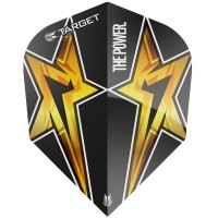 【target】 ターゲット　折りたたみフライト　パワースターNO6フライト シェイプ330510|フライト（折りたたみタイプ）|ダーツフライト