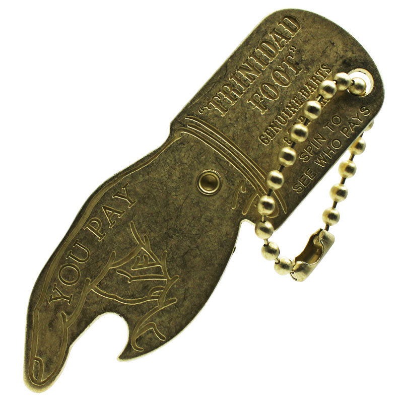 穴拡張無し　テンダーロイン　youpayプレート　キーホルダー 希少 TENDERLOIN テンダーロイン キーホルダー you pay 真鍮