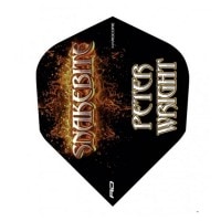 【REDDRAGON】Peter Wright Extra Thick GD Logo　F6420　レッドドラゴン　フライト　ダーツ|フライト（折りたたみタイプ）|ダーツフライト