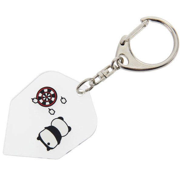 S4】 フライト型キーホルダー ダーツボード エスフォー ダーツ