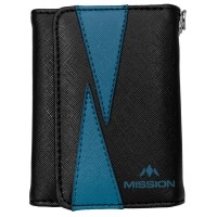 ߥå եȥĥå ֥å֥롼 Mission Flint Darts Wallet Black with Blue