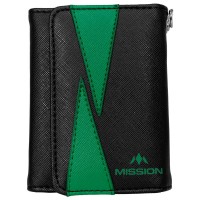 ߥå եȥĥåȥ֥å꡼ Mission Flint Darts Wallet Black with Green