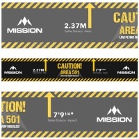 �ߥå���� ������ �������饤�� ���ꥢ501 Mission Darts Throw Line Area501