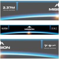 �ߥå���� ������ �������饤�� �ۥ饤���� Mission Darts Throw Line Horizon