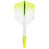 コンドル アックス スモール 染 イエロー/グリーン  CONDOR AXE Small Gradation Yellow/Green|コンドル|ダーツフライト