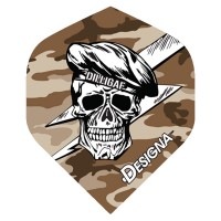 デザイナ DSX ベレー帽 スカル フライト Designa DSX Dilligaf beret Skull Flight|フライト（折りたたみタイプ）|ダーツフライト