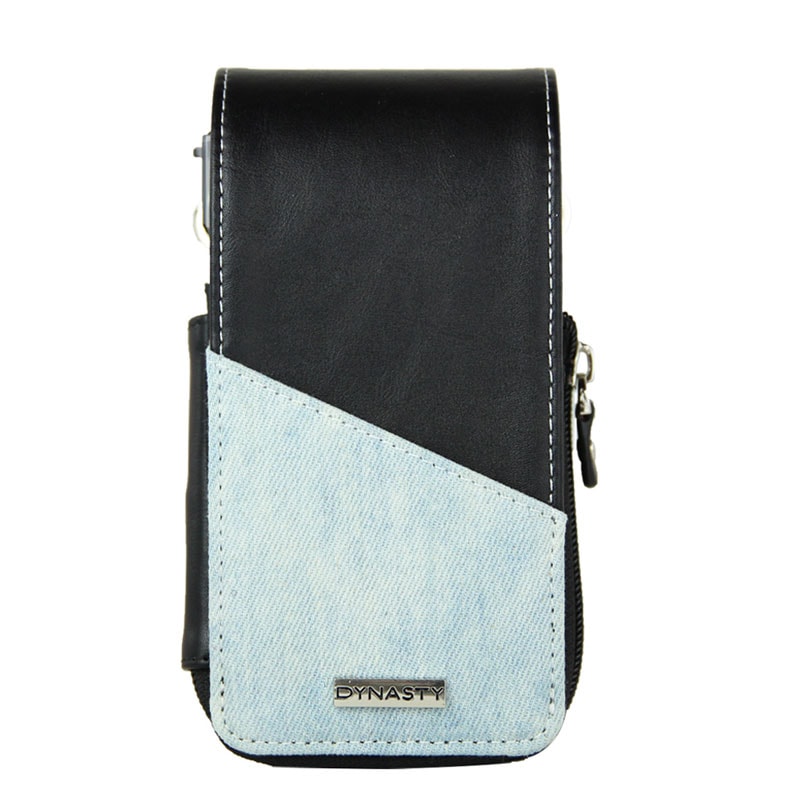 ʥƥ ݥ2 ֥åߥǥ˥᡼ Dynasty DARTS CASE POKEIN2 Black denim damage