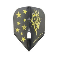 ダイナスティ エルフライトプロ 大和久明彦 スモール L3 ブラック Dynasty LflightPRO OWAKU AKIHIKO SMALL Black|フライトL(シャンパン)|ダーツフライト