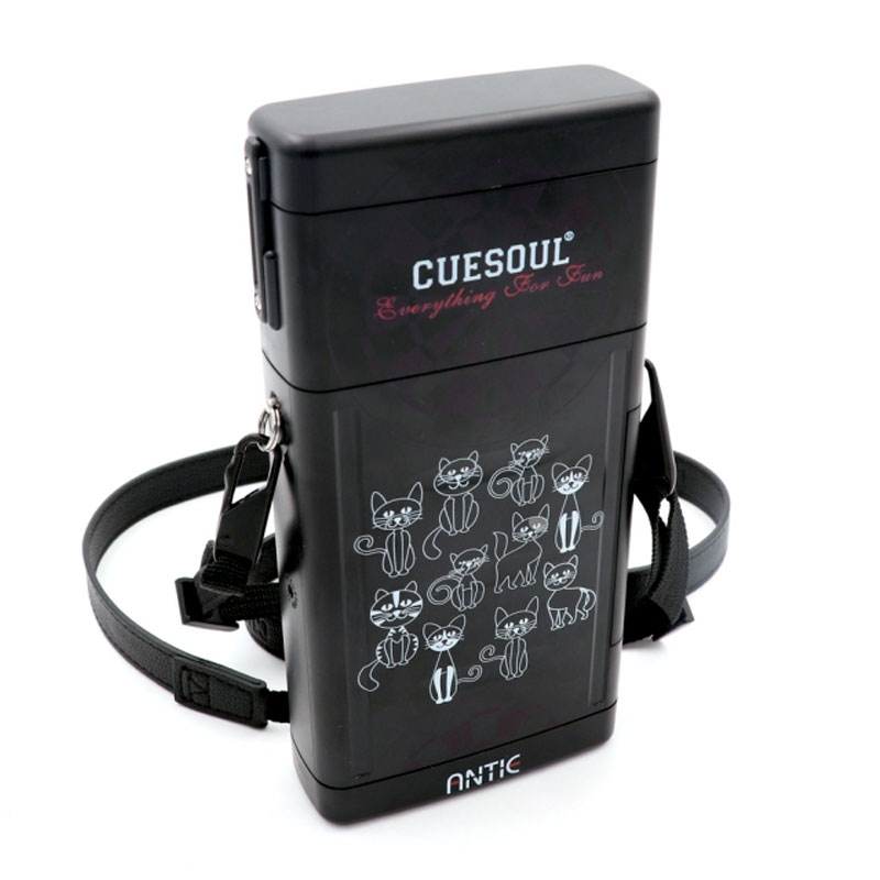 塼 ƥ  ǭ ֥å CUESOUL ANTIE Hard Dart Case cat black