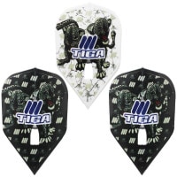 ティガ  エルフライトプロ  松本梨沙＆麻岐 L3 Tiga L-Flight PRO Maki Risa Matsumoto L3|フライトL(シャンパン)|ダーツフライト