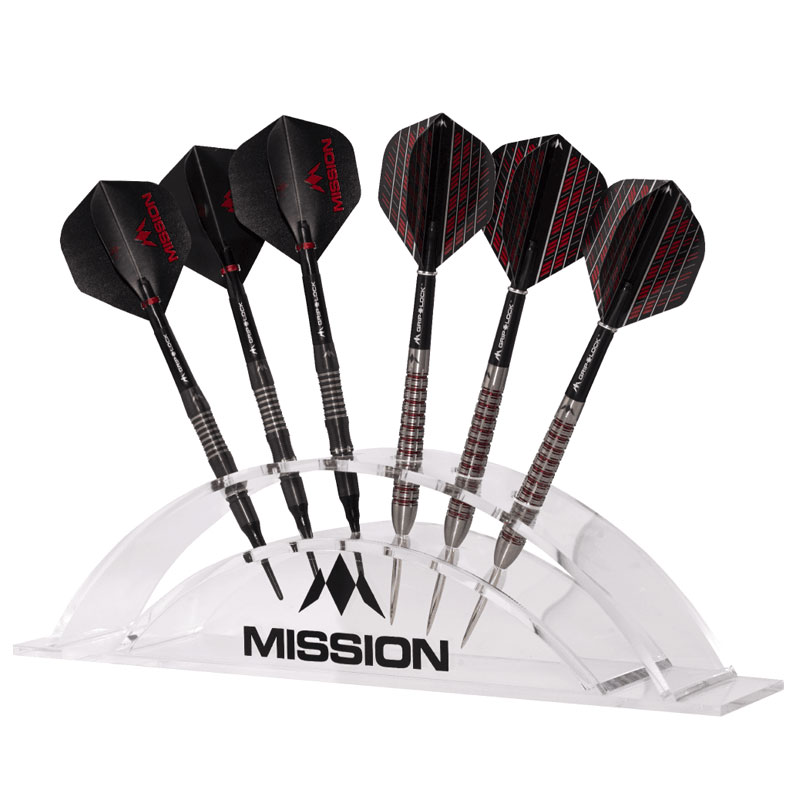 �ߥå���� ������� �����ĥ��ơ������6 �������  Mission Acrylic Darts Station 6