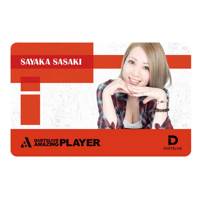�����ĥ饤�� �ץ쥤�䡼 ���å� �軰�� �����ں����� DARTSLIVE PLAYER GOODS 3rd Sayaka Sasaki�������ĥ饤�֥�����