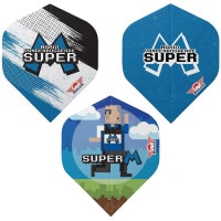 ブルズ スーパー マリオ ダーツフライト3種 BULLS MARIO VANDENBOGAERDE DART FLIGHTS|フライト（折りたたみタイプ）|ダーツフライト